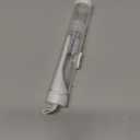 LRTOEH Travel Toothbrush with Built-in Toothpaste Container, Foldable Toothbrush with 2 Soft Brush Head, Portable Reusable Toothbrushes for Business Trips, Camping, Travel Size（White）