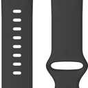 Fitbit Charge 5 & 6 Infinity Accessory Band, Official Fitbit Product, Black, Large