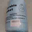 IFNOW Wearable Blanket Hoodie, Oversized Sherpa Fleece Hooded Sweatshirt with Eye Mask, Cozy and Giant Blanket Hoodie with Sleeves Extra Long for Adults Men Women, Skyblue