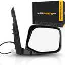 For Honda Odyssey 2011 2012 2013 Door Mirror Passenger Side | Manual Folding | Power | Heated | Light Textured | EX/EX-L Model | Replacement For 76200TK8A11ZA | HO1321263