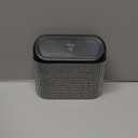 NBTEPEM Bling Car Garbage Can with Lid, Mini Auto Garbage Can with 30 Garbage Bags, Leakproof Automotive Garbage Container Bin, Bling Car Accessories Garbage Can for Women (Silver Diamond)