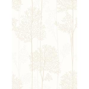 Warm White Self Adhesive Wallpaper with Waterproof, Farmhouse Removable Peel and Stick Wallpaper for Bathroom and Cabinets Decor, Botanical Renter Friendly Contact Paper 17.3" X 120"