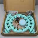 FIT ON FORM Infinity Weighted Hula Hoop for Adults Weight Loss - Smart Exercise Equipment for Home, Adjustable Pilates Circle with 28 Knots (55in) - Fitness Rings for Women, Waist Trainer, Abs Workout