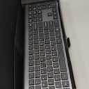 Wireless Keyboard and Mouse Combo, Full-Size Slim Keyboard with Numeric Keypad, Calculator Button, 2400 DPI Ergonomic Mouse for Right Hand, USB Cordless Set for Laptop PC Windows