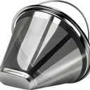 #4 Coffee Filter Reusable Coffee Filter Stainless Steel Coffee Filter Compatible with Technivorm Moccamaster KBGV KBT 79112 53923 59691 etc. Durable Stainless Steel Filter for Sustainable Brewing (1)