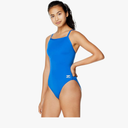 Speedo Women's Swimsuit One Piece Endurance+ Flyback Solid Adult Team Colors Speedo Blue 32