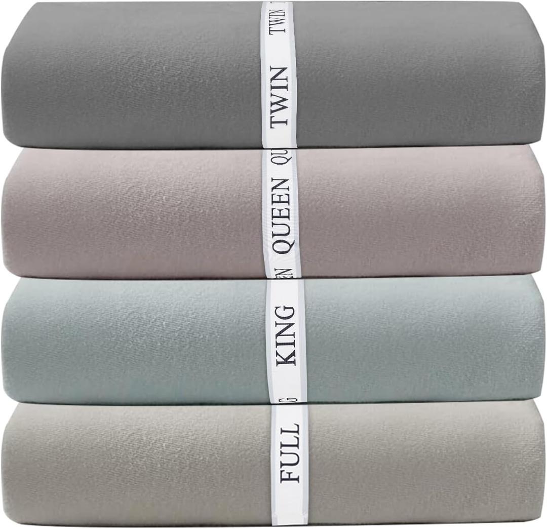 5 x Bed Sheet Organizer Bands,Sheet Organizer and Storage for Linen Closet -Bed Sheet Bands for Organizing-Sheet Labels for Bedding,Elastic Bands for Sheets,Bedding Sheet Keepers Straps(Queen 4PCs Pack)