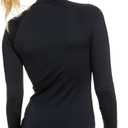 Roxy Women's Long Sleeve Compression Fit Rashguard UPF 50+ Quick Dry Recycled Swim Shirt, Anthracite, Medium