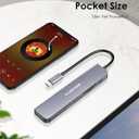 LENTION USB C Hub with 100W Charging, 4K HDMI, Dual Card Reader, USB 3.0 & 2.0 Compatible MacBook Pro, New Mac Air/Surface, Chromebook, More, Stable Driver Adapter (CB-CE18, Space Gray)