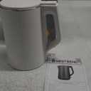 West Bend Timeless 1.5-Liter Electric Water Kettle - White/Gold