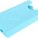 Love Insert Beach Bag Phone Holder Pendants Silicon Organi zer Suitable Mobile Phone Accessory Cradles Soak in Sunny Vibes with This Cell Phone Box Accessory Attachment (Lake Blue)
