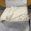 PlushDeluxe Premium Bamboo Mattress Protector  Queen Size, Waterproof, & Ultra Soft Breathable Noiseless Washable Bed Mattress Cover for Comfort & Protection - White