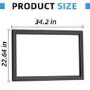W10436252 Upgraded Freezer Door Gasket Compatible with Amana Maytag JennAir Kenmore KitchenAid Whirlpool Replaces W10131754 W10164041 W10164041N 12683806B 12683820B 8170951 8171186 67003559 2311870