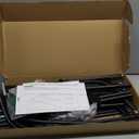 Cucumber Trellis for Raised Bed, 4 feet Garden Trellis for Climbing Plants Outdoor, Plastic-Coated Metal Arch Plant Support for Flower Vines Vegetables Peas Beans Cucumber Trellis, Black