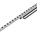 20 Outlet Heavy Duty Metal Socket Power Strip,15-Foot Long Extension Cord with Circuit Breaker. Mounting Brackets Included,Workshop/Industrial use,ETL Certified