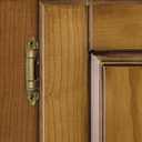 3/8" Inset Antique Brass Cabinet Door Hinges, 20 Pack (10 Pairs) Self Closing Kitchen Cabinet Hinge Hardware for Cabinet Doors