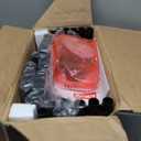 Storage Shelves - 5 Tier Shelf Organizer, Heavy Duty Garage Shelving Unit with Leveling Feet, Stable Metal Shelves Organizer for Pantry, Kitchen and Closet, 33.0" W x 12.6" D x 72.0" H, Black