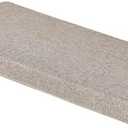 48 x 18 Inch Piano Bench Cushions for Indoor Furniture with Ties Non Slip Kitchen Dining Room Bench seat Cushion for Shoe Storage Ottoman Window Settee Pad，Khaki