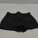 IWD Denim Mini Skirt for Women Low Waisted Jean Micro Skort with Shorts Stretch Casual Jean Skirt (Large, Black)