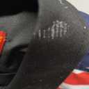 DIFICIL SLOG Mens American Flag Embroidered Snap Button Down Shirts Western Cowboy Patriotic Regular Fit Long Sleeve Shirt (X-Large, Black)