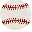 Baseball Round Area Rug 3 ft / 36 Inch  Cool Y2K Soft Microfiber with Non-Slip TPR Backing, Sports Theme Rug, Cute Decor, Perfect Mens Gift for Bedroom, Kids Room, Playroom, Living Room