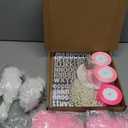 Suncalla 15 Pcs Homecoming Mum Supplies Set 6.5'' Artificial Mum Flower Paper Disc Ribbon Back to School DIY Craft Kit for Homecoming Week Gift Dancing Party Decor