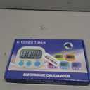 6 Pack Multi-Function Electronic Timer - Magnetic Digital Timers Big LCD Display The Loud/Silent Switch Countdown Timer Extensively Use in Break Time, Cooking,Gym, Meeting, Classroom