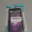 Compatible with Google Pixel 6 Case, Purple Glittering Flower Butterfly Amazing Pattern Design Shockproof Anti-Scratch Hard PC Back Case