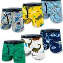 boys underwear, 100% cotton, toddler boxer briefs, Flex waistband, 2-20T(6PCS random pattern) (5-7 Years, 6pack-surprise Packagemj)