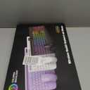 Wireless Keyboard and Mouse Combo - 9 Backlit Effects, RGB, Ergonomic Wrist Rest, Phone Holder, 2.4G Full Size, Rechargeable, Sleep Mode, Quiet Keyboard Set for Computer, PC, Laptop, Mac, Windows (Classic Black)