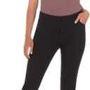 Rekucci Women's Comfort 5 Pocket Skinny Pant with Stretch Waistband (Black)