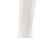 DREAM PAIRS Women's Knee High Boots, Comfortable Platform Round Toe Stretch Boots for Women (Size 7, White)