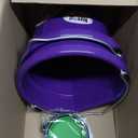 Little Giant Flat-Back Dura-Flex Plastic Bucket, 8-Quart, Purple