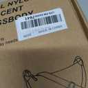 Small Nylon Crescent Crossbody Bag Black
