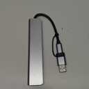 PANPEO Aluminum 7 in 1 USB C & USB Hub with USB 3.0, USB 2.0 Ports for PC/Laptops/MacBook Pro/Air/iMac/iPad and More Devices