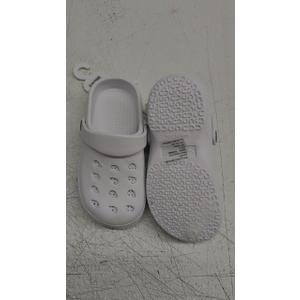 TG Sparkle Clogs White Size 12
