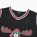 YWIES Griswold #00 Movie Christmas Basketball Jerseys Stitched Letters and Numbers S-XXXL (Black, L)