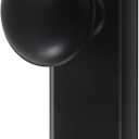 2 Pack One-Sided Black Dummy Door Knobs Interior, Vintage Long Plate Dummy Door Knobs in Matte Black