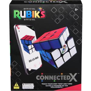 RUBIK'S - Rubik's Cube 3X3 CONNECTEDX with Bluetooth - Puzzle Game, Magic Cube - Kids Puzzle Toys - 6071036 - Toys Kids 8 Years +