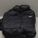 Reebok Mens Puffer Jacket - Lightweight Quilted Glacier Shield Plus Size Puffer Jackets for Men - Insulated Mens Winter Coats (Small, Solid Black)