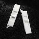 Jetec 20 Pieces Tilt Latch Pairs White Plastic Construction Snap-in Latch Pairs Spring Loaded Sliding Window Tilt Latch for Home Window Accessories