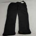 Hixiaohe Women's Casual Sherpa Fleece Lined Warm Leggings Thicken Heavy Jogger Pants (Large, Ink Black)