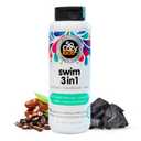 SoCozy Kids Swim 3-in-1 Shampoo, Conditioner & Body Wash - 3-in-1 Combo Pool Shampoo & Conditioner for Swimmers - Salt & Chlorine Removing Activated Charcoal