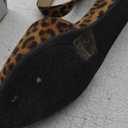 DREAM PAIRS Women's Low Wedge Round Toe Ankle Strap Dress Comfortable Casual Flats Shoes (11) Leopard-suede