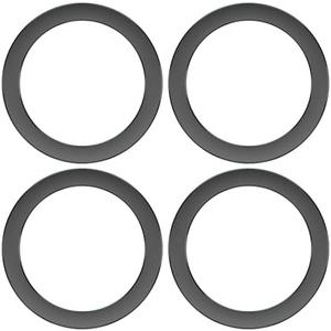 eSamcore for Magsafe Rings [0.4mm], 4 PCS Metal Ring Sticker for Magsafe Magnetic Wireless Charging [Diameter: 57mm] Compatible with All Non-MagSafe Cell Phones