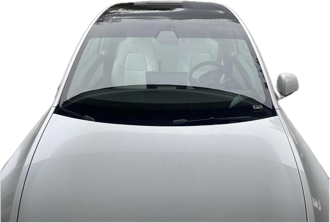 JNK NETWORKS Front Windshield Sun Visor Strip Tint Film for Tesla Model Y Precut Premium DIY Car Window Tint Film (Black 5%)