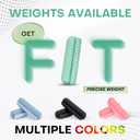 Hikeen Hand Weights Set for Women Men, Soft Dumbbells of 2 (1lb, 2lbs or 3lbs), Walking Weight with Hand Strap for Aerobics, Jogging, Running