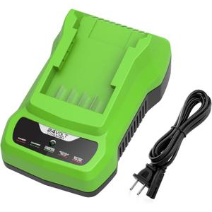 Powilling 24V CAF806 Battery Charger Replacement for Greenworks 24V Battery, Compatible with Greenworks 24 Volt Battery BAG708 BAG709 and Bissell CleanView XR Pet Stick Vacuum Cleaner