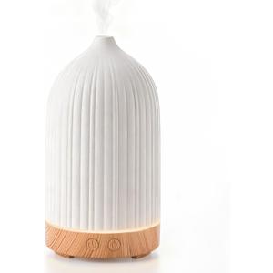 100ML Essential Oil Diffuser, Ultrasonic Cool Mist Aromatherapy Diffuser with Timer & 8-Color LED Light, Continuous & Intermittent Mist Modes, Auto-Off, Quiet Diffusers for Home Office Yoga