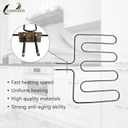 318254906 Oven Heating Element 318254901 Bake Element Fits for Electrolux Frigidaire Kenmore Electric Ranges Replaces for 318254909 1259831 318254901 AP4298966 PS1992188 Rated 3400 watts 240 Volts